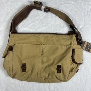 Studio Manhattan Cross Body Crossbody Messenger Canvas Bag